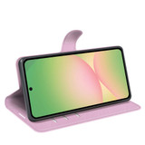 For Samsung Galaxy A57 5G Case | Litchi Texture PU Leather Wallet Cover, Pink | iCoverLover Australia