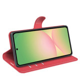 For Samsung Galaxy A57 5G Case | Litchi Texture PU Leather Wallet Cover, Red | iCoverLover Australia