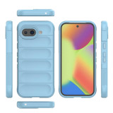 For Google Pixel 10a 5G Case | Magic Shield TPU & Flannel Cover, Light Blue | iCoverLover Australia