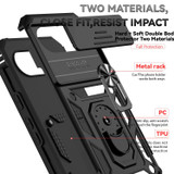 For Google Pixel 10a 5G Case | Sliding Camera Cover & Ring Kickstand, Black | iCoverLover Australia