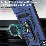 For Google Pixel 10a 5G Case | Sliding Camera Cover & Ring Kickstand, Blue | iCoverLover Australia