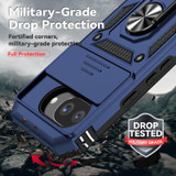 For Google Pixel 10a 5G Case | Sliding Camera Cover & Ring Kickstand, Blue | iCoverLover Australia