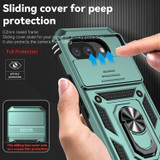For Google Pixel 10a 5G Case | Sliding Camera Cover & Ring Kickstand, Green | iCoverLover Australia