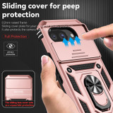 For Google Pixel 10a 5G Case | Sliding Camera Cover & Ring Kickstand, Rose Gold | iCoverLover Australia