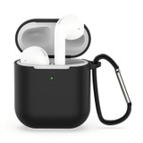 Black Protective Case for Apple AirPods 2nd Gen | iCoverLover
