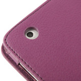Purple Lychee Leather iPad 2, iPad 3 & iPad 4 Case | Leather iPad 2, 3, 4 Cases | Smart iPad 2, 3, 4 Covers | iCoverLover