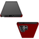 Armor Case for Samsung Galaxy S24 Ultra - Maroon Red | iCoverLover