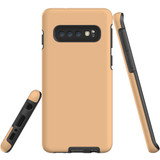 Samsung Galaxy S10 Armor Case - Peach Orange | iCoverLover
