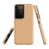 Armor Case for Samsung Galaxy S21 Ultra - Peach Orange | iCoverLover