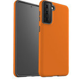 Samsung Galaxy S21 FE Premium Case - Vibrant Orange | iCoverLover