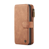 CaseMe Wallet Case for Samsung Galaxy S20 - Brown | iCoverLover