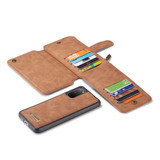 CaseMe Wallet Case for Samsung Galaxy S20 - Brown | iCoverLover