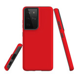 Samsung Galaxy S21 Ultra Protective Case - Red | iCoverLover