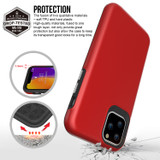 Red Slim Back Case for iPhone 11 Pro | iCoverLover