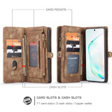CaseMe Wallet Case for Samsung Galaxy S20 Ultra - Brown | iCoverLover