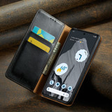 Fierre Shann Wallet Case for Google Pixel 8a - Black | iCoverLover