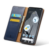 Fierre Shann Wallet Case for Google Pixel 8a - Blue | iCoverLover