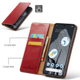 Fierre Shann Wallet Case for Google Pixel 9 Pro XL - Red | iCoverLover
