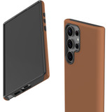 Samsung Galaxy S23 Ultra Wallet Case - Brown | iCoverLover