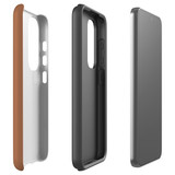 Samsung Galaxy S23 Premium Wallet Case - Brown | iCoverLover