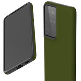 Rugged Armor Case for Samsung Galaxy S21 Ultra - Army Green | iCoverLover
