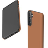 Samsung Galaxy S22+ Plus PU Leather-Style Case - Brown | iCoverLover