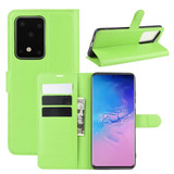 Samsung Galaxy S20 Ultra Wallet Case in Green | iCoverLover