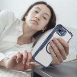 Blue Protective Back Case for iPhone 16e | iCoverLover