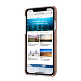 Fierre Shann Back Case for iPhone 11 - Coffee | iCoverLover