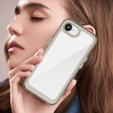 Clear Grey Back Case for iPhone 16e | iCoverLover