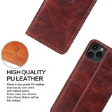 Fierre Shann iPhone 11 Pro Max Wallet Case - Brown | iCoverLover