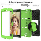 Rugged Armor Case for Samsung Galaxy Tab A 8.0in (2019) - Black/Green | iCoverLover