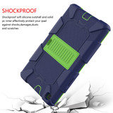 Samsung Galaxy Tab A 8.0 (2019) Rugged Armor Case - Dark Blue | iCoverLover