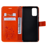 Samsung Galaxy S20 Ultra Wallet Case - Orange | iCoverLover