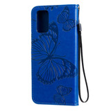 Samsung Galaxy S20 Ultra Wallet Case - Blue | iCoverLover