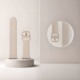 Milk Tea Silicone Strap for Apple Watch Series 3 38-mm | iCoverLover