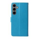 Samsung Galaxy S25 Blue Wallet Case | iCoverLover