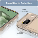 Clear Grey Back Case for Google Pixel 8a | iCoverLover