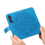 Samsung Galaxy A55 5G Wallet Case - Blue | iCoverLover
