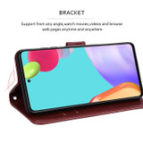 Samsung Galaxy A73 5G Wallet Case - Brown | iCoverLover