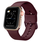 Wine Red Strap for Apple Watch SE (3rd Gen) 40-mm | iCoverLover