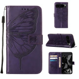 Google Pixel 9 Pro Wallet Case - Dark Purple | iCoverLover