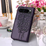 Google Pixel 9 Pro Wallet Case - Dark Purple | iCoverLover