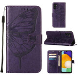 Samsung Galaxy A34 5G Wallet Case - Dark Purple | iCoverLover