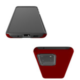 Samsung Galaxy S20 Ultra Armor Case - Maroon Red | iCoverLover