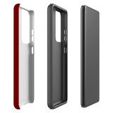 Armor Case for Samsung Galaxy S21 Ultra - Maroon Red | iCoverLover