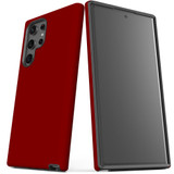 Samsung Galaxy S22 Ultra Armor Case in Maroon Red | iCoverLover