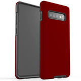 Armor Case for Samsung Galaxy S10+ Plus - Maroon Red | iCoverLover