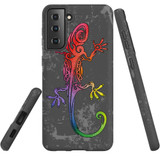 Samsung Galaxy S21 FE Slim Protective Case - Multicolour | iCoverLover