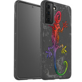 Samsung Galaxy S21 FE Slim Protective Case - Multicolour | iCoverLover